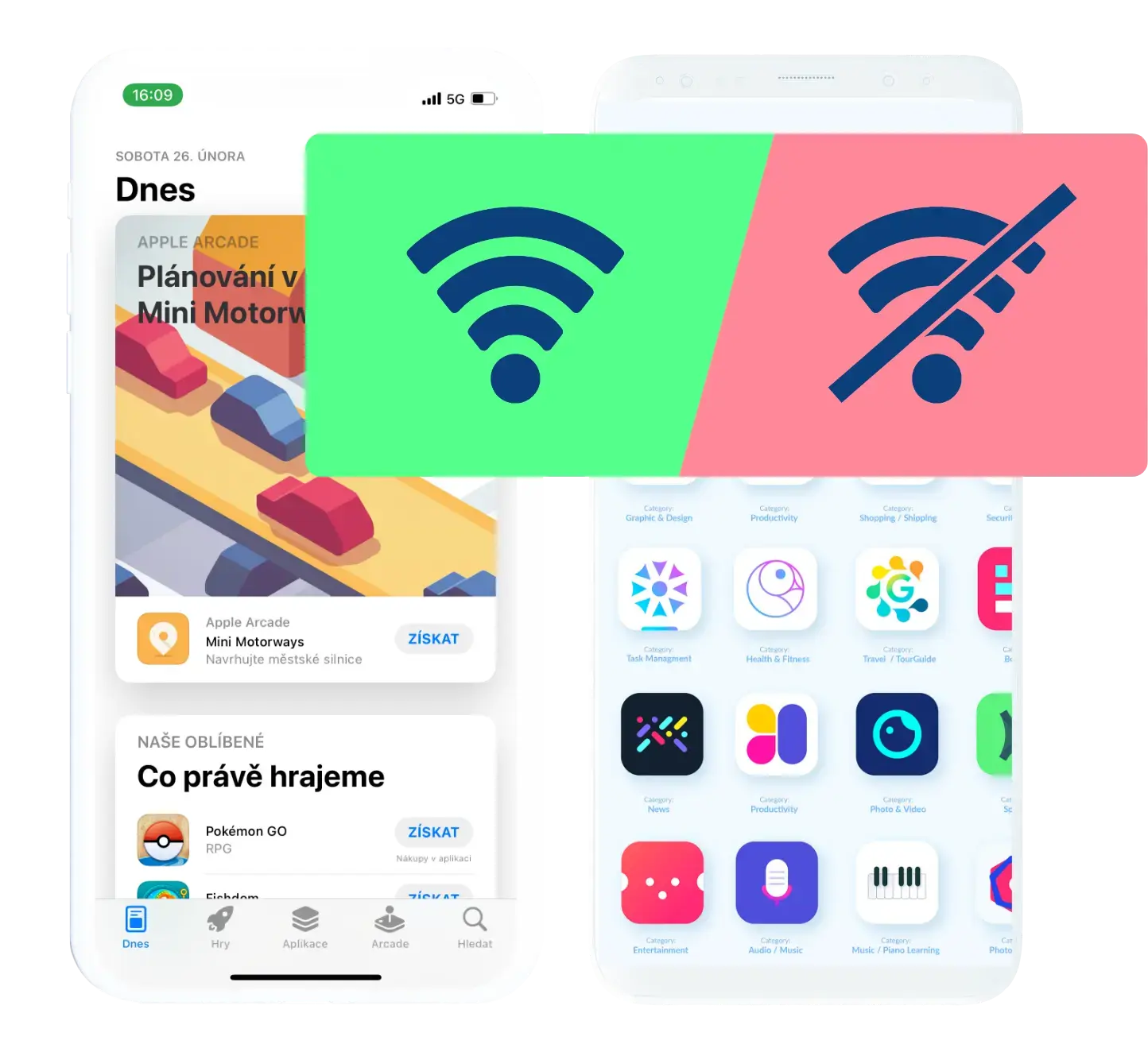 Online and offline use