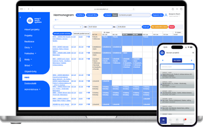Smart Work System – Komplexní webová a mobilní aplikace pro řízení stavebních projektů ilustrate